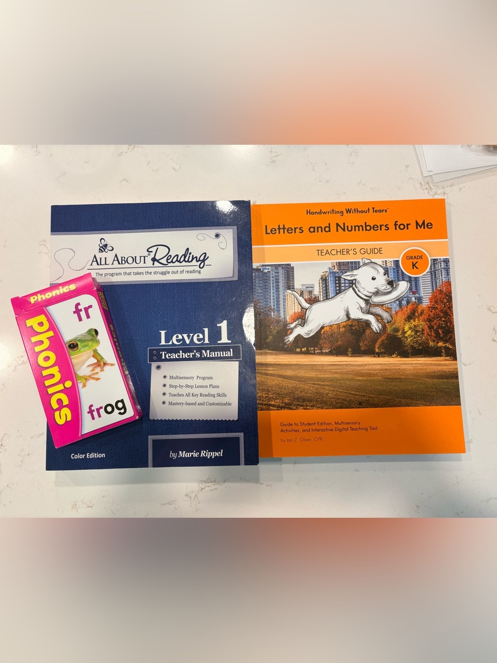 All About Reading + Handwriting Teacher Guides